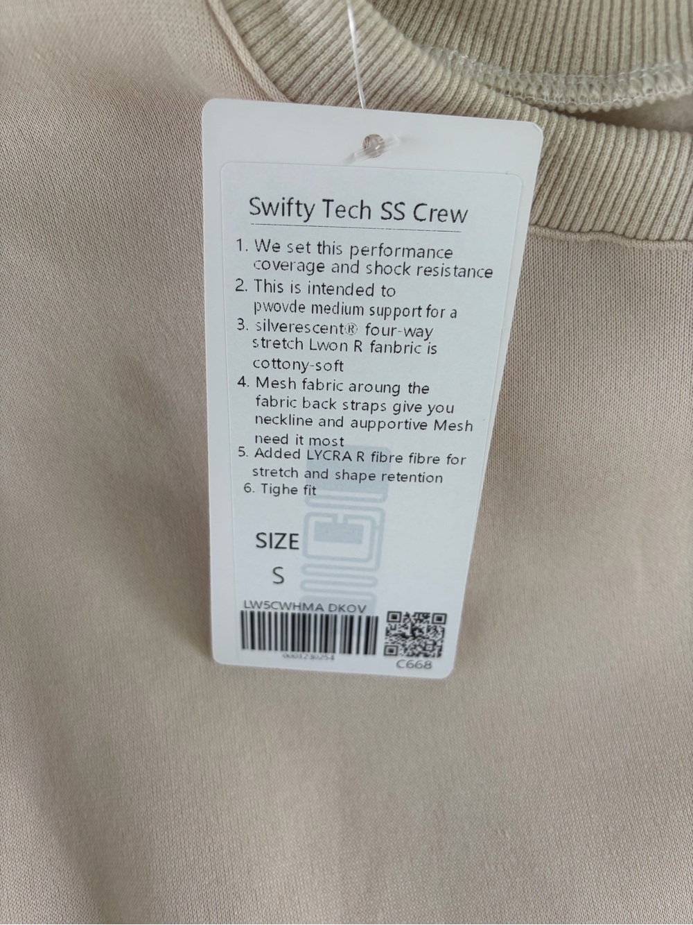 lululemon athletica Light Cream yellow Crewneck Pullover - Picture 4 of 6